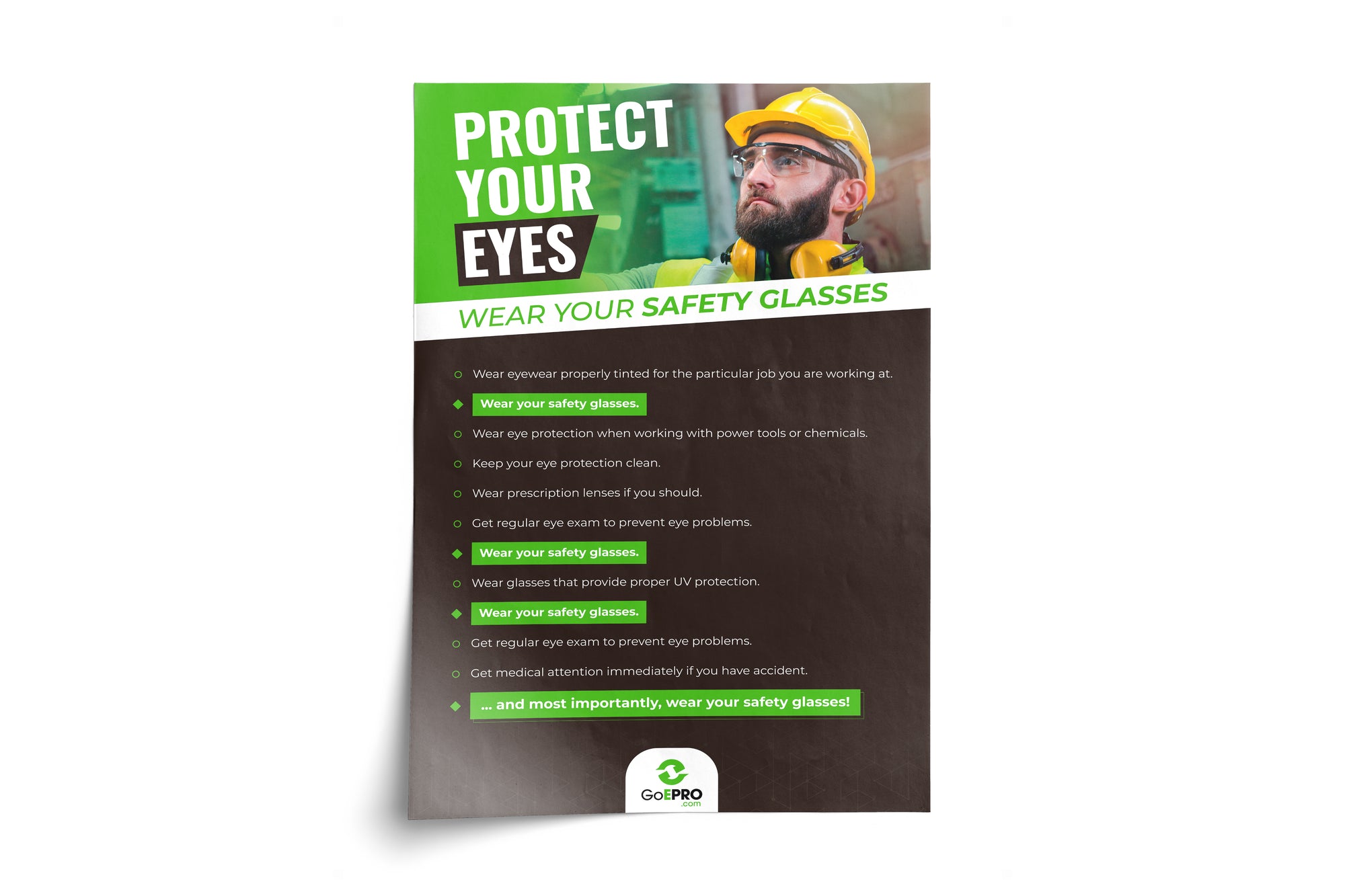 EPRO Eye Protection Poster