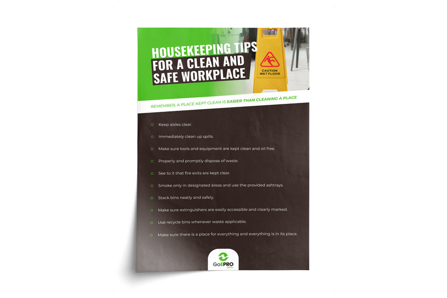 EPRO Housekeeping Tips Poster